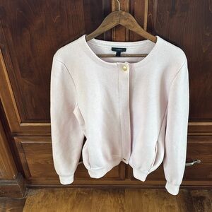 J crew pink cardigan